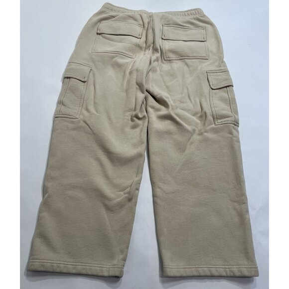 Aritzia Tna Cozy Sweatfleece Mega Cargo Sweatpant in Tan - Picture 2 of 3